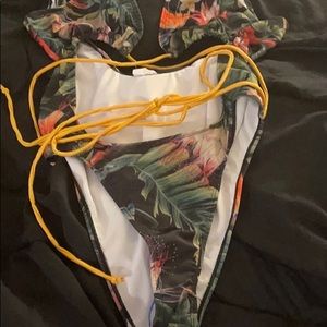 Fashion Nova wrap swim